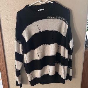 Zara distressed sweater